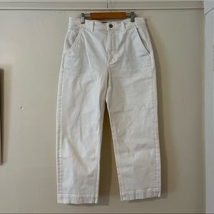 Everlane Straight Crop in Bone